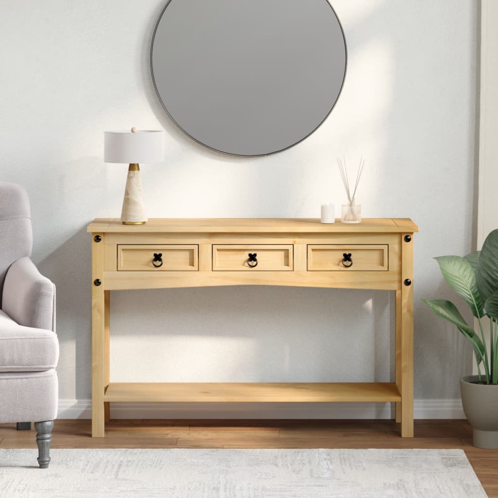 vidaXL Konsolentisch "Corona" 114x34,5x73 cm Massivholz Kiefer