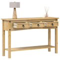 vidaXL Konsolentisch "Corona" 114x34,5x73 cm Massivholz Kiefer