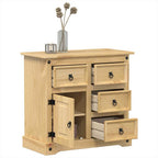 vidaXL Sideboard Corona 80x40x75 cm Massivholz Kiefer