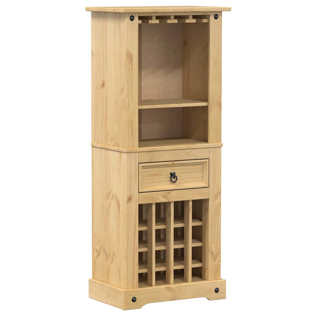 vidaXL Weinregal Corona 56x35x134,5 cm Massivholz Kiefer