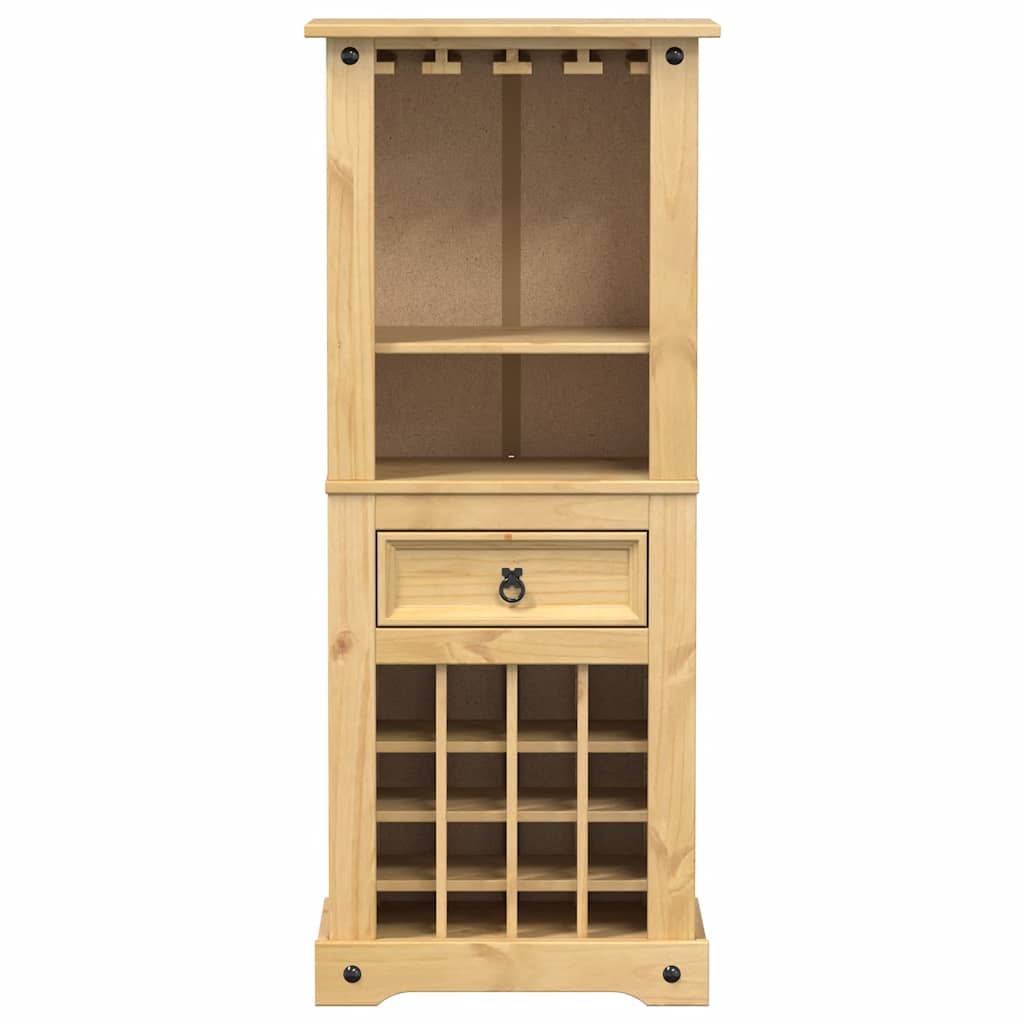 vidaXL Weinregal Corona 56x35x134,5 cm Massivholz Kiefer