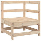 vidaXL 7-tlg. Garten-Sofagarnitur Massivholz Kiefer