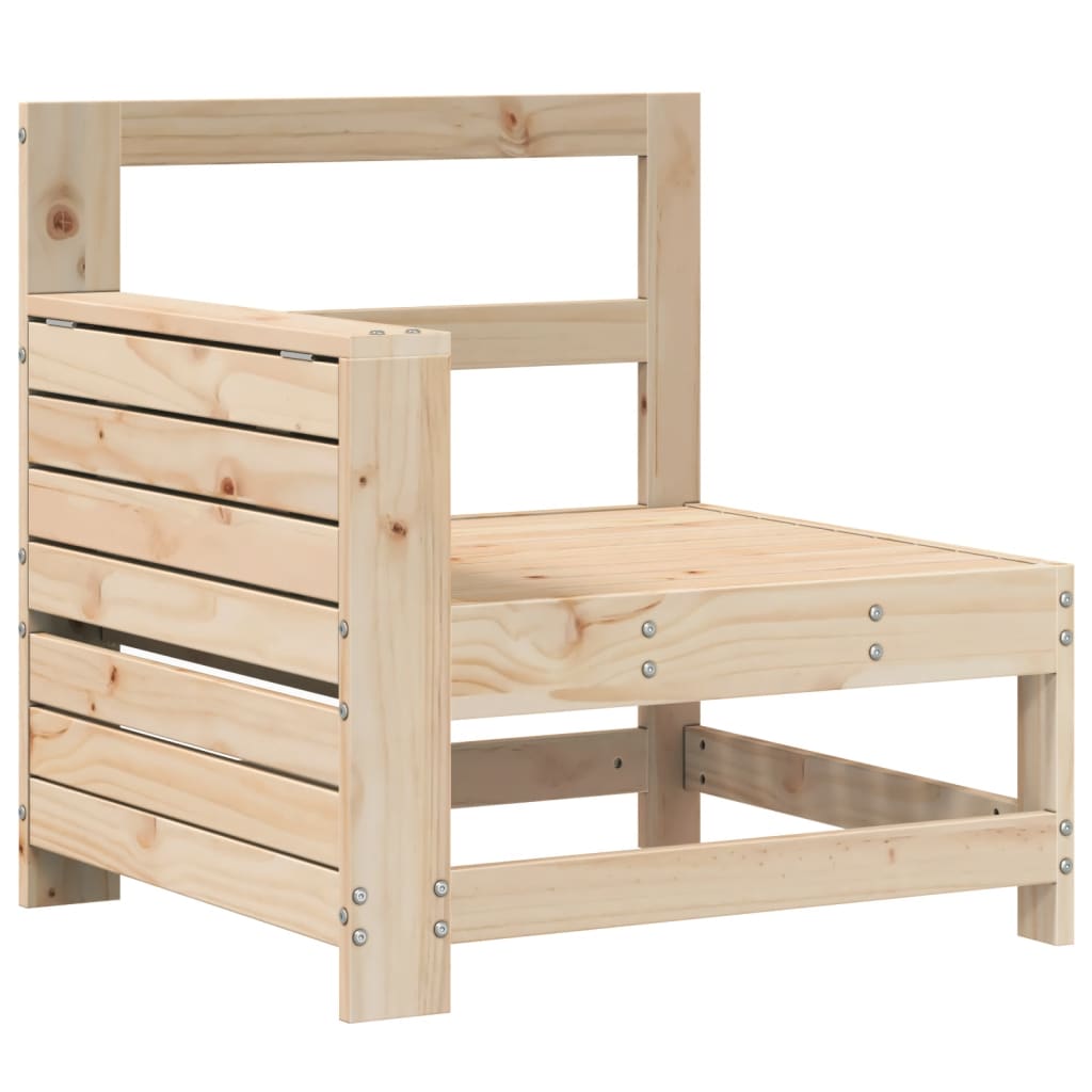 vidaXL 7-tlg. Garten-Sofagarnitur Massivholz Kiefer