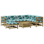 vidaXL 8-tlg. Garten-Lounge-Set mit Kissen Imprägniertes Kiefernholz