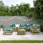 vidaXL 8-tlg. Garten-Lounge-Set mit Kissen Imprägniertes Kiefernholz
