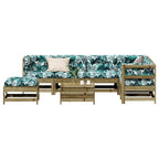 vidaXL 8-tlg. Garten-Lounge-Set mit Kissen Imprägniertes Kiefernholz
