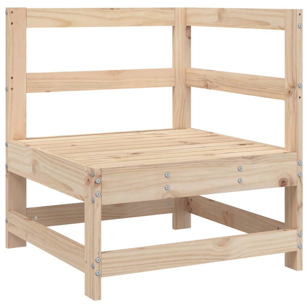 vidaXL 11-tlg. Garten-Sofagarnitur Massivholz Kiefer