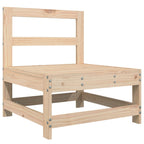 vidaXL 11-tlg. Garten-Sofagarnitur Massivholz Kiefer