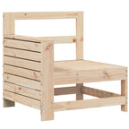 vidaXL 11-tlg. Garten-Sofagarnitur Massivholz Kiefer