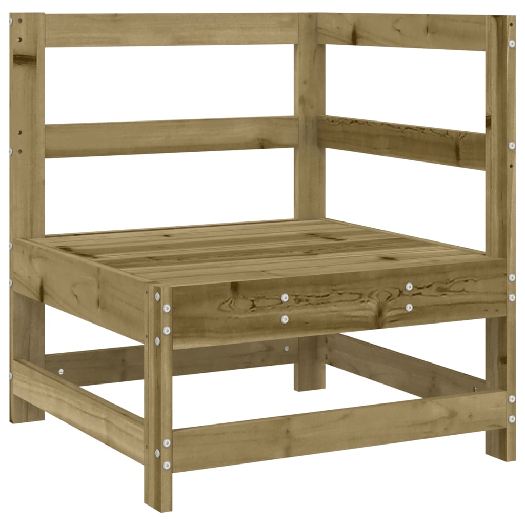vidaXL 11-tlg. Garten-Sofagarnitur Kiefernholz Imprägniert