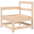 vidaXL 10-tlg. Garten-Sofagarnitur Massivholz Kiefer