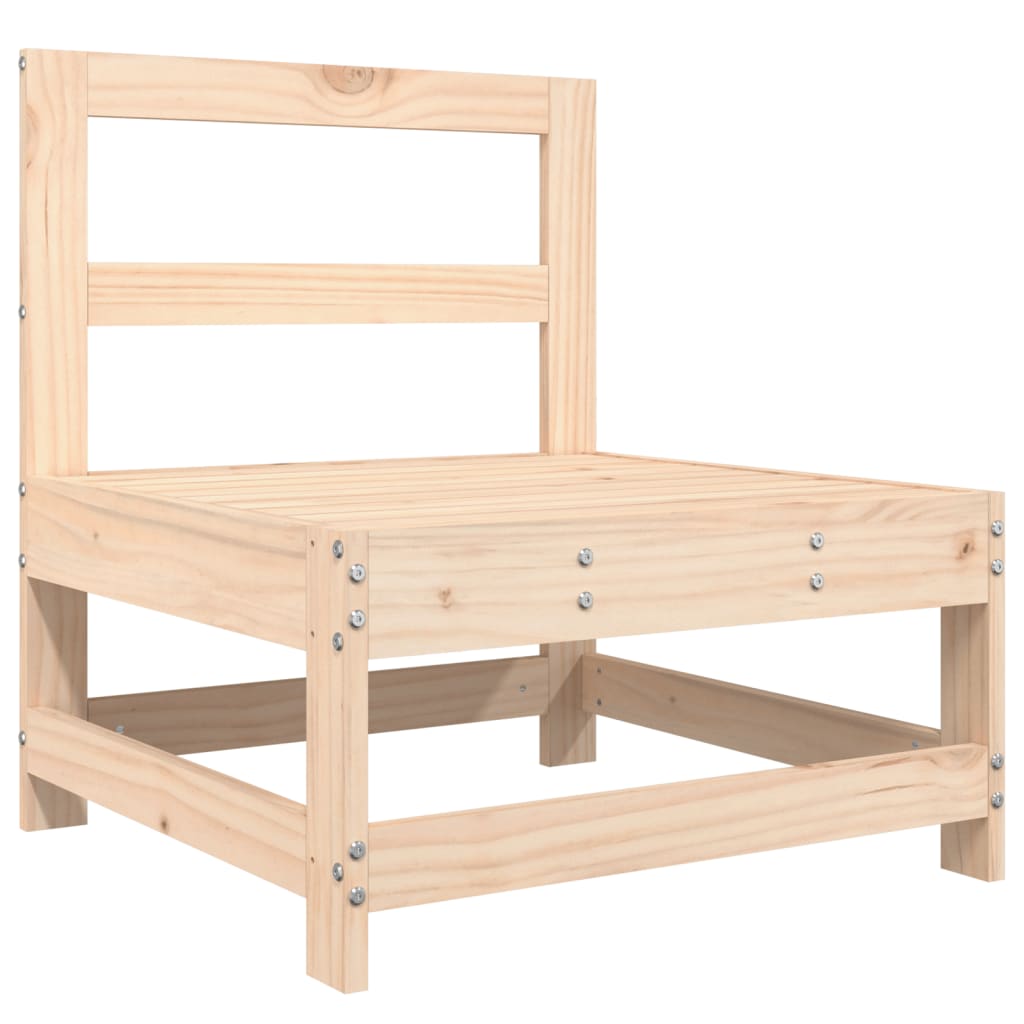 vidaXL 10-tlg. Garten-Sofagarnitur Massivholz Kiefer