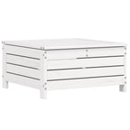 vidaXL 6-tlg. Garten-Sofagarnitur Weiß Massivholz Kiefer