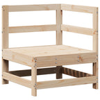 vidaXL 3-tlg. Garten-Sofagarnitur Massivholz Kiefer