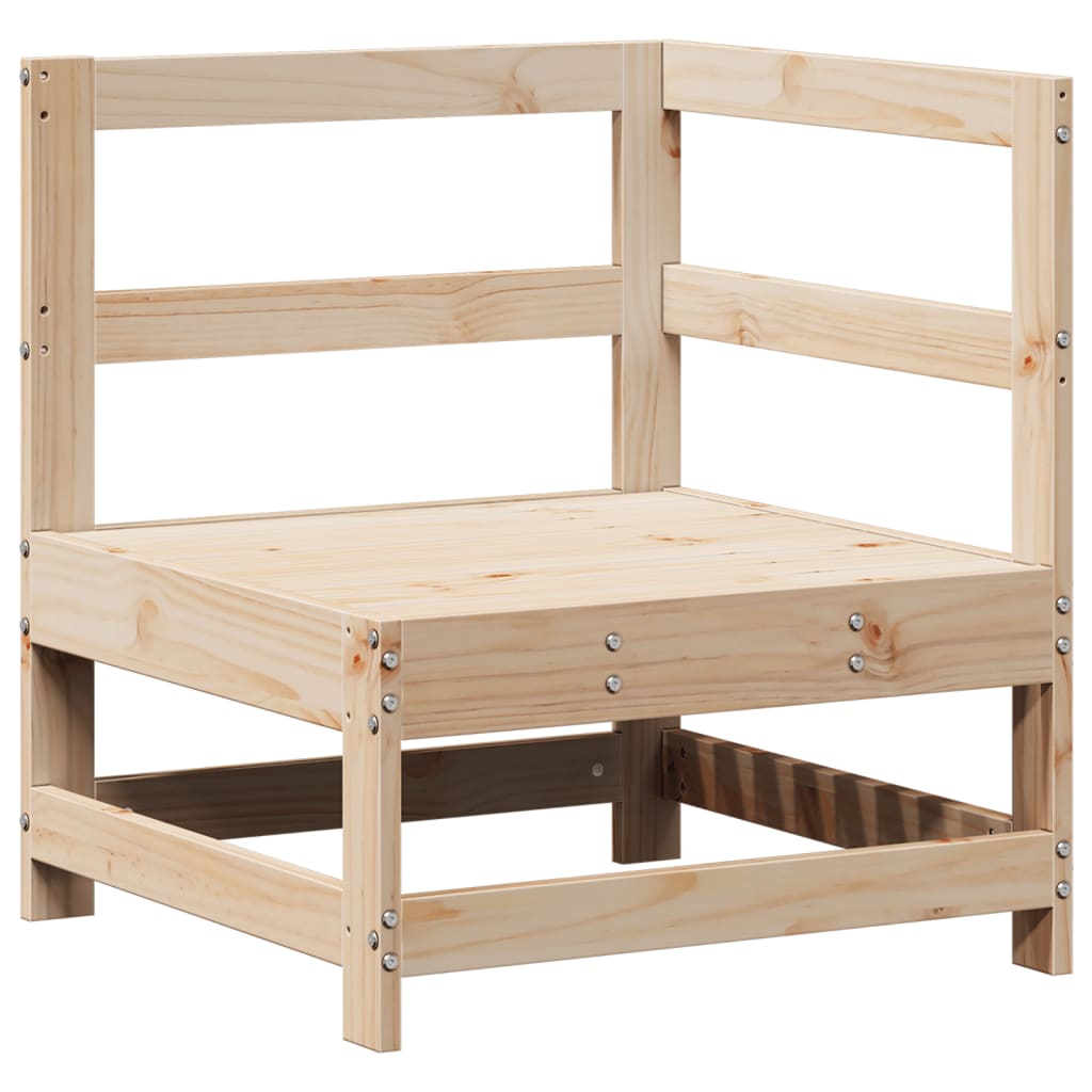 vidaXL 3-tlg. Garten-Sofagarnitur Massivholz Kiefer