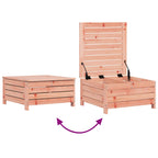 vidaXL 3-tlg. Garten-Sofagarnitur Massivholz Douglasie