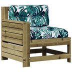vidaXL 4-tlg. Garten-Lounge-Set mit Kissen Kiefernholz Imprägniert