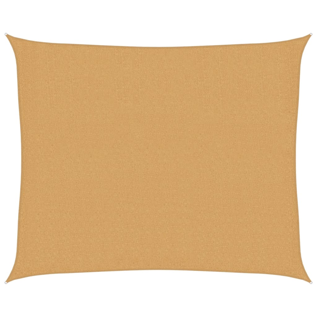 vidaXL Sonnensegel 160 g/m² Rechteckig Sandfarbe 2,5x3 m HDPE
