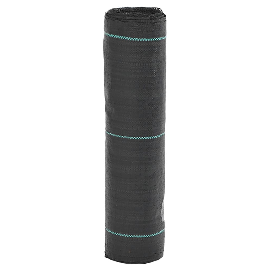 vidaXL Unkrautmembran Schwarz 0,5x50 m PP