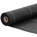 vidaXL Unkrautmembran Schwarz 0,5x50 m PP