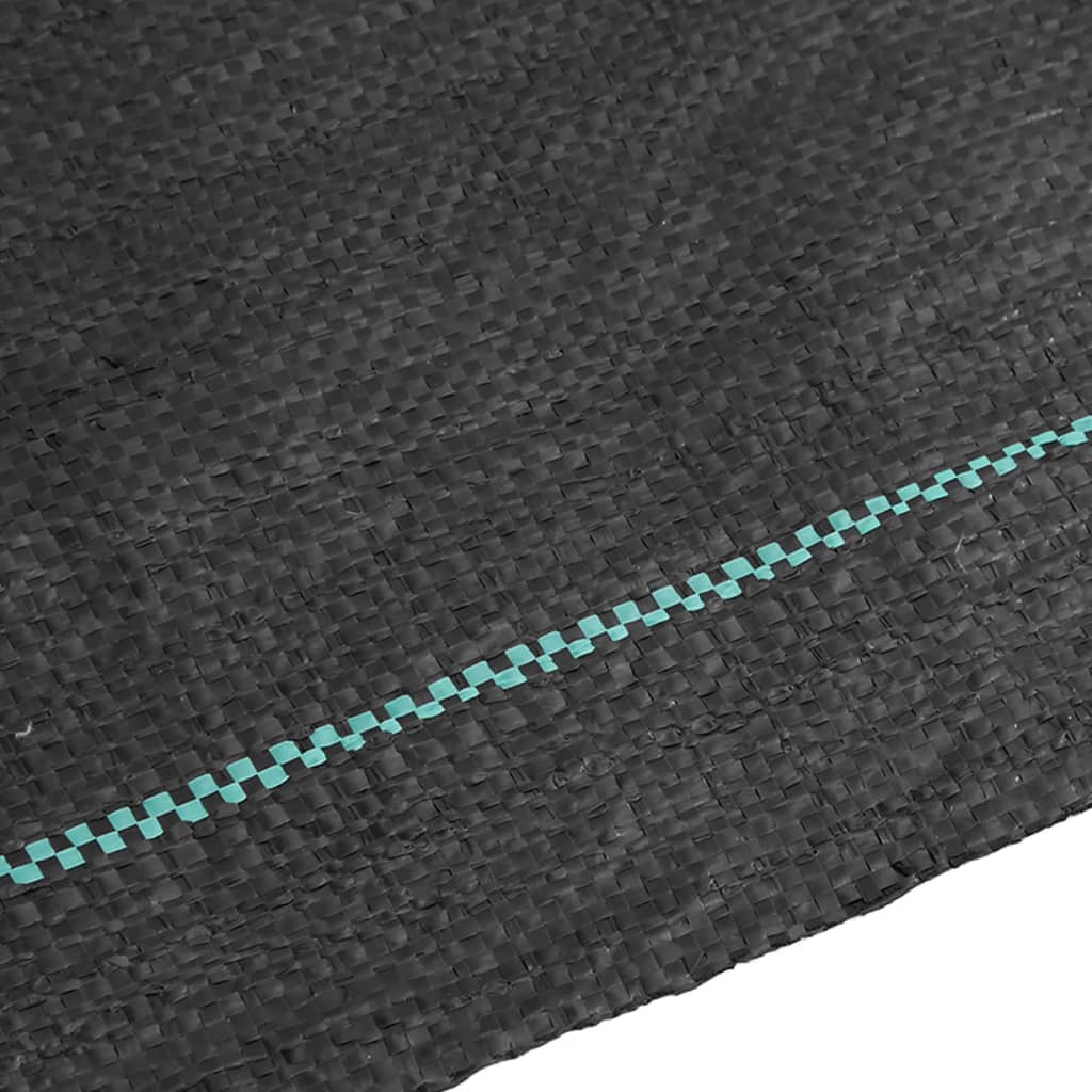 vidaXL Unkrautmembran Schwarz 0,5x50 m PP