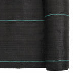 vidaXL Unkrautmembran Schwarz 0,5x50 m PP