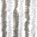 vidaXL Fliegenvorhang Hellgrau und Weiß 118x220 cm Chenille