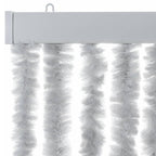vidaXL Fliegenvorhang Grau 118x220 cm Chenille