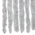 vidaXL Fliegenvorhang Grau 118x220 cm Chenille
