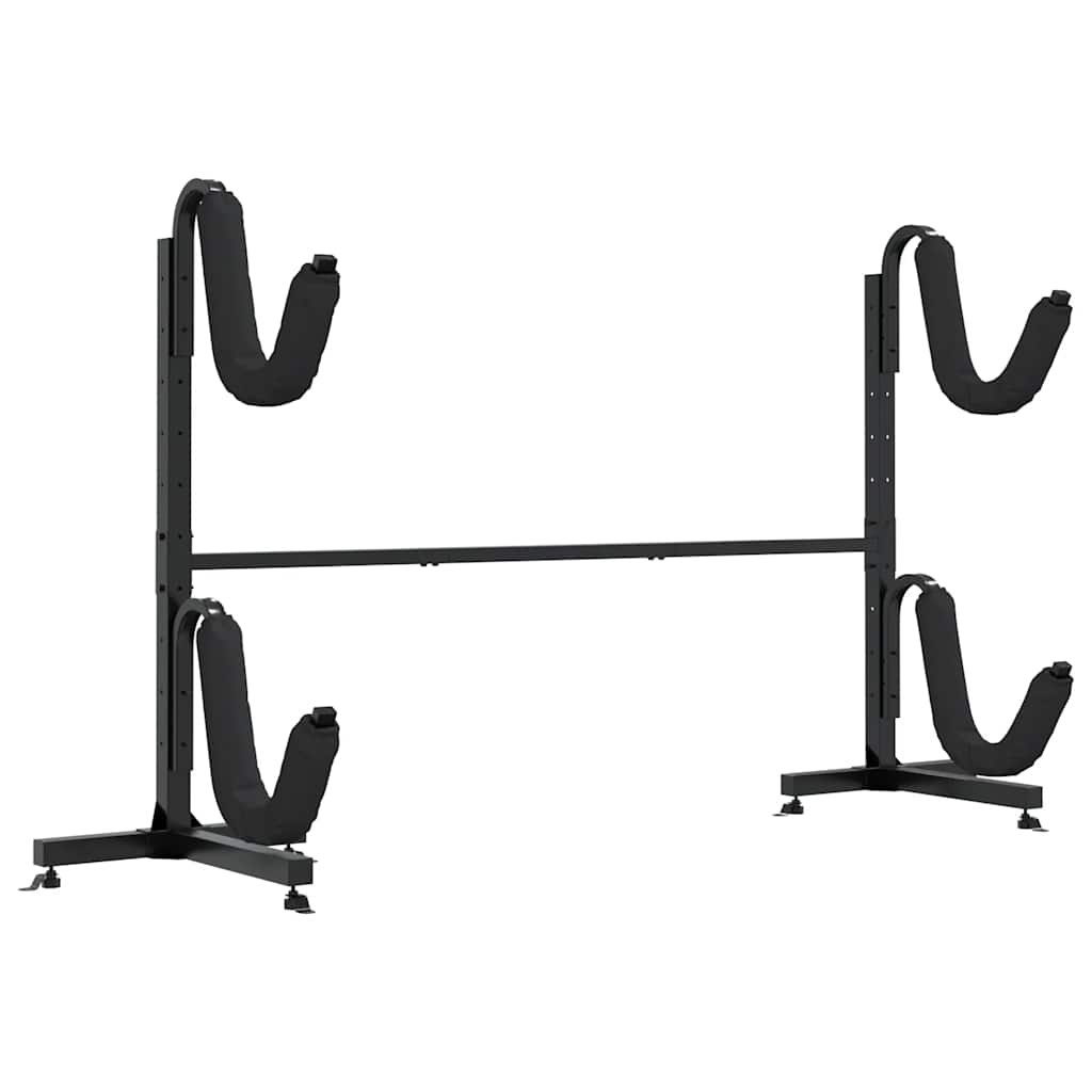 vidaXL Lagerregal für 2 Kajaks 250x57x127,5 cm Stahl