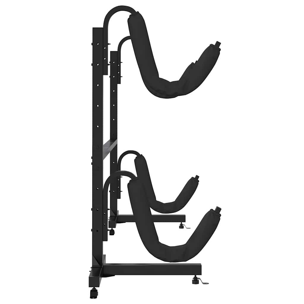 vidaXL Lagerregal für 2 Kajaks 250x57x127,5 cm Stahl