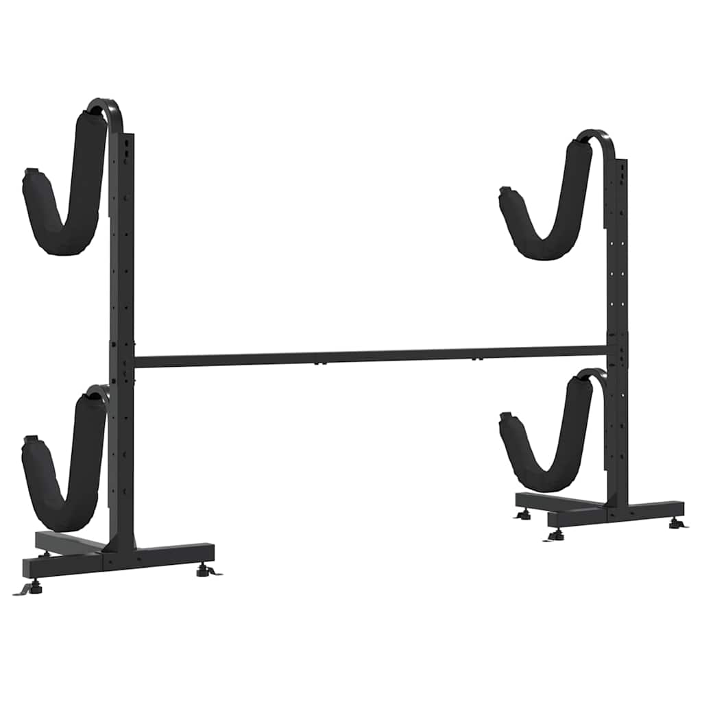 vidaXL Lagerregal für 2 Kajaks 250x57x127,5 cm Stahl