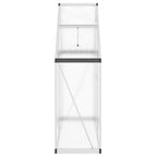 vidaXL Gewächshaus mit Fundamentrahmen Silbern 169x58x195cm Aluminimum
