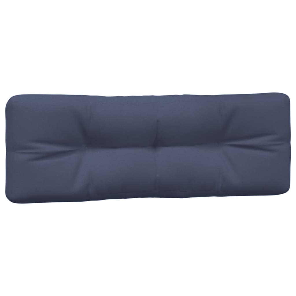 vidaXL Palettenkissen 3 Stk. Marineblau Stoff