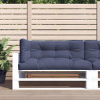 vidaXL Palettenkissen 3 Stk. Marineblau Stoff