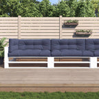 vidaXL Palettenkissen 5 Stk. Marineblau Stoff