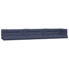 vidaXL Palettenkissen 7 Stk. Marineblau Stoff