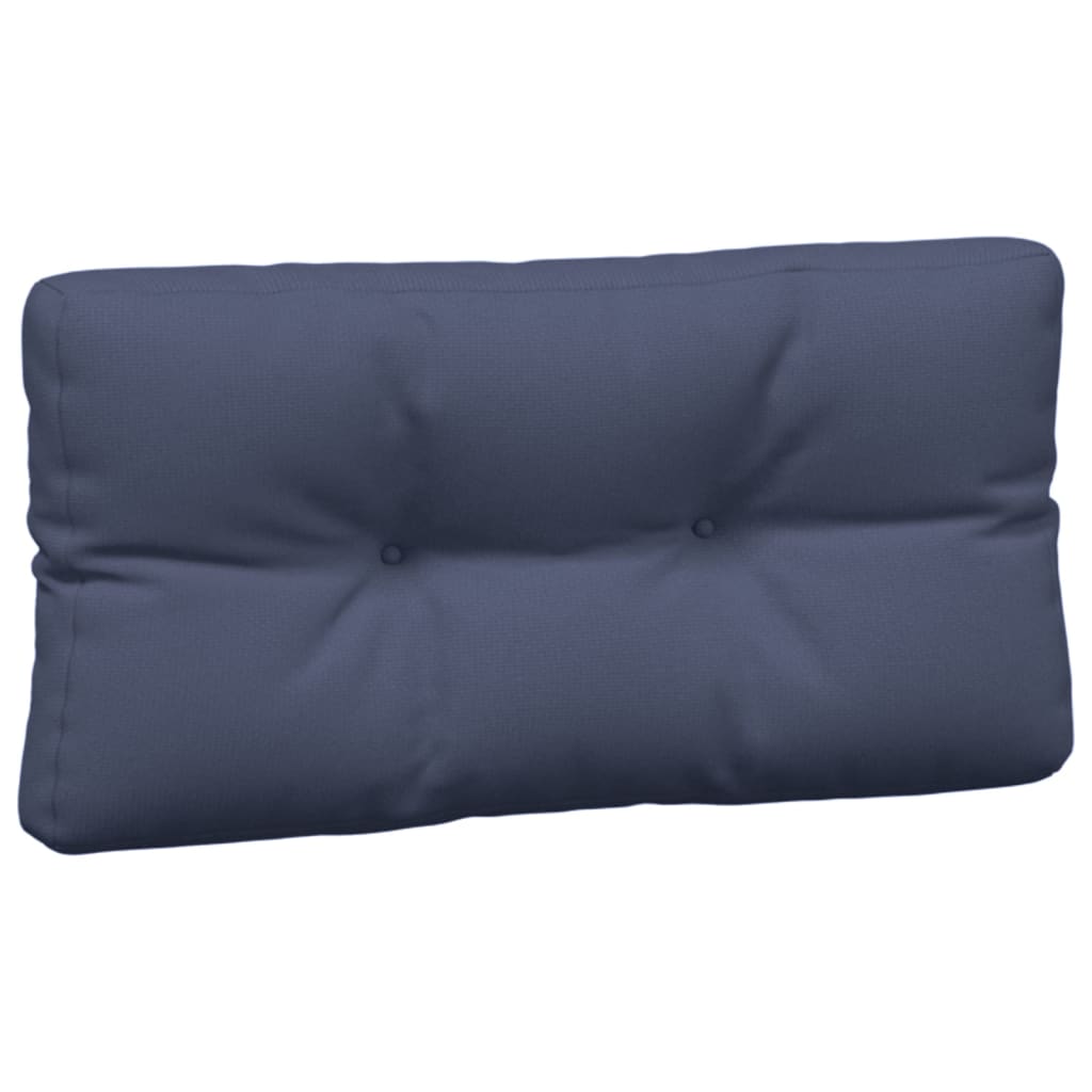 vidaXL Palettenkissen 7 Stk. Marineblau Stoff