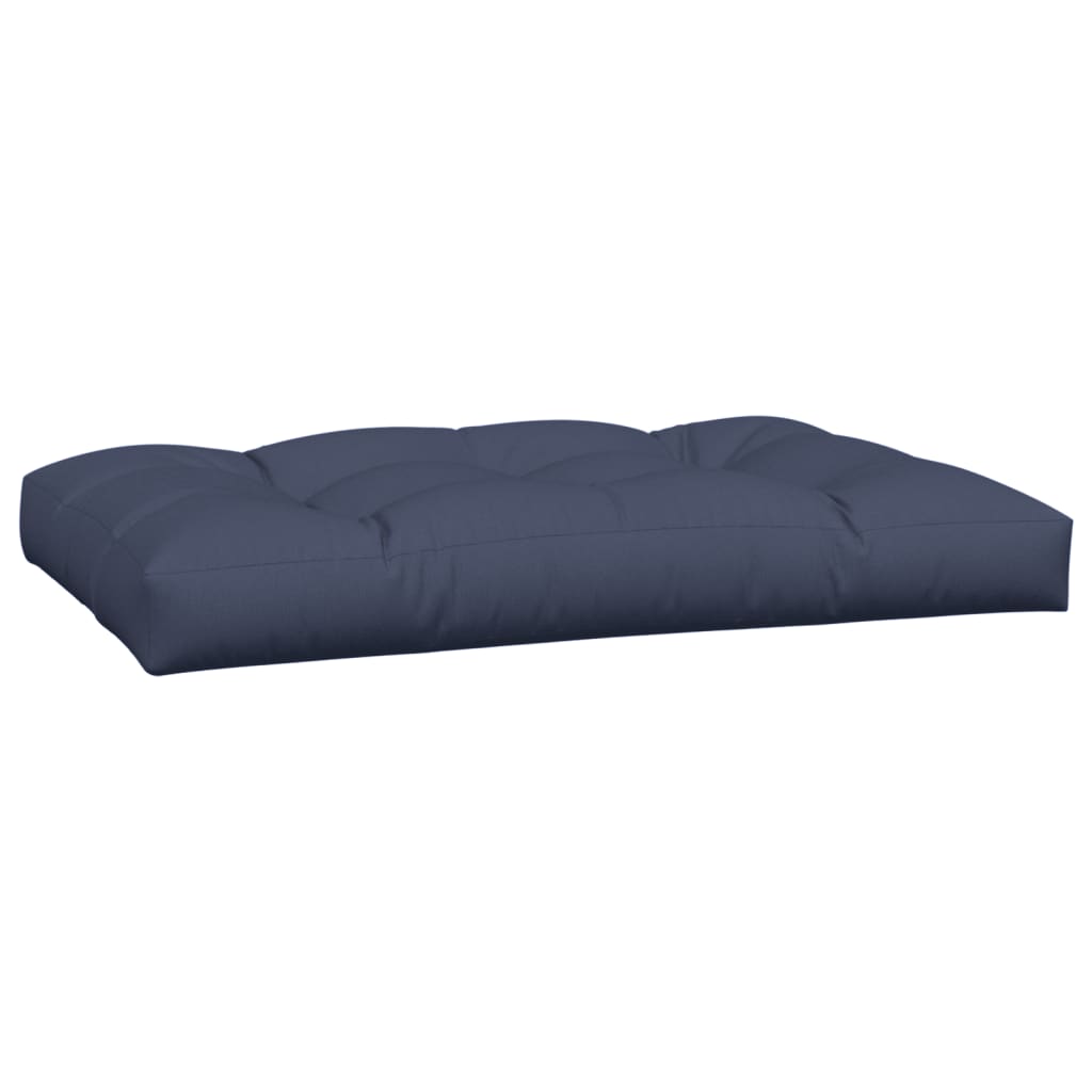 vidaXL Palettenkissen 7 Stk. Marineblau Stoff