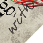vidaXL Küchenteppich Waschbar Paprika 45x150 cm Samt