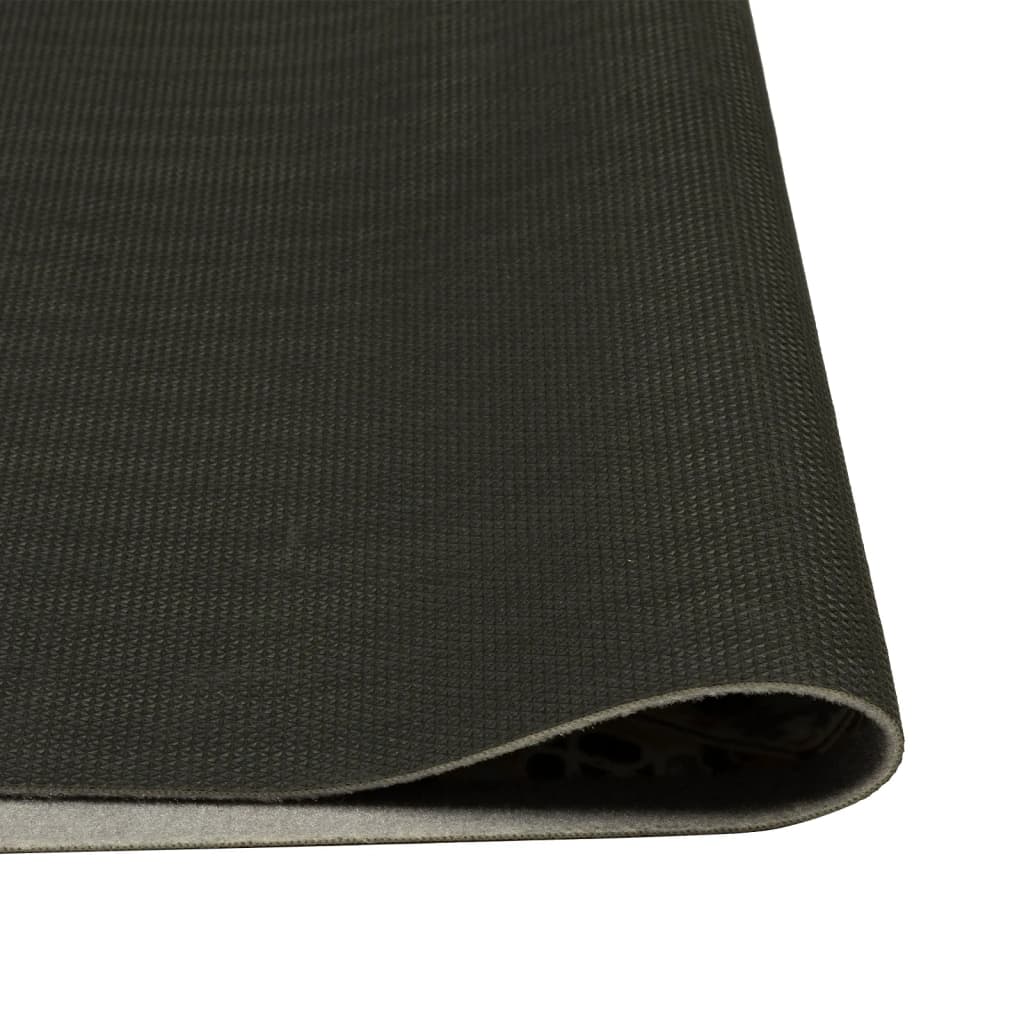 vidaXL Küchenteppich Waschbar Hexagon Pastell 60x180 cm Samt