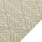 vidaXL Küchenteppich Waschbar Blätter 45x150 cm Samt