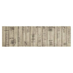 vidaXL Küchenteppich Waschbar Zaun 45x150 cm Samt