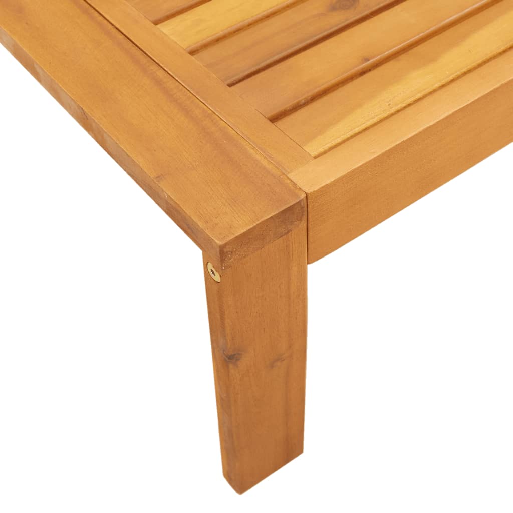 vidaXL 3-tlg. Garten-Sofagarnitur mit Kissen Massivholz Akazie