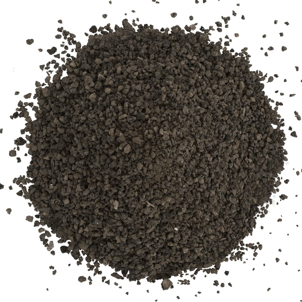 vidaXL Aquariensand 10 kg Schwarz 0,2-2 mm