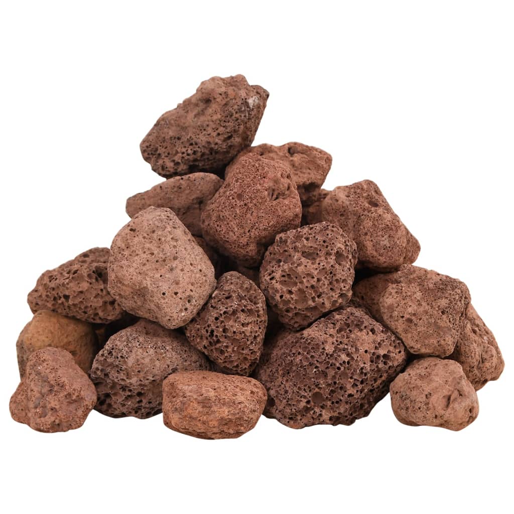 vidaXL Lavagranulat 10 kg Rot 3-5 cm