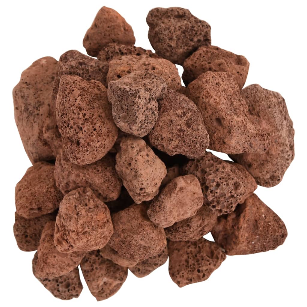 vidaXL Lavagranulat 10 kg Rot 3-5 cm