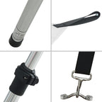 vidaXL T-Top-Beschattungsverlängerung Weiß 170x170x(113-182,5) cm