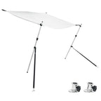 vidaXL T-Top-Beschattungsverlängerung Weiß 174x205x (115-194) cm