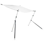 vidaXL T-Top-Beschattungsverlängerung Weiß 174x205x (115-194) cm